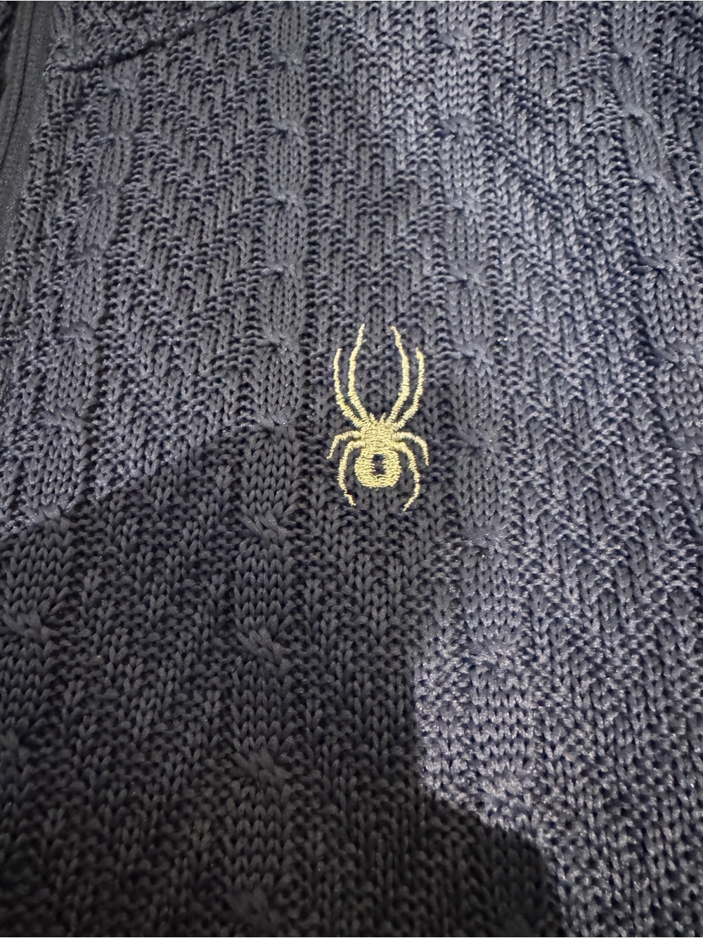 Spyder Navy Full-Zip Knit Jacket - Picture 2 of 4